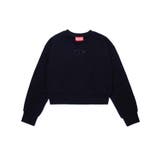 ブラック | DIESEL ディーゼル ワンポイントブランドロゴスウェットプルオーバー | SHIFFON
