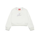 ホワイト | DIESEL ディーゼル ブランドロゴスウェットプルオーバー | SHIFFON