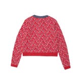 DIESEL ディーゼル ブランドロゴ総柄ジップアップニット | SHIFFON | 詳細画像2