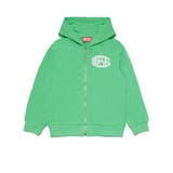 グリーン | DIESEL ディーゼル ワンポイントブランドロゴジップアップパーカーフーディー | SHIFFON