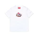 ホワイト | DIESEL ディーゼル ブランドロゴ半袖Tシャツカットソー | SHIFFON