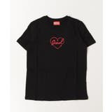 ブラック | DIESEL ディーゼル ブランドロゴ半袖Tシャツカットソー | SHIFFON