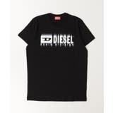 ブラック | DIESEL ディーゼル ブランドロゴ半袖Tシャツカットソー | SHIFFON