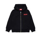 ブラック系 | DIESEL ディーゼル バックブランドロゴジップアップフーディーパーカー | SHIFFON