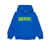 ブルー | DIESEL ディーゼル ブランドロゴフーディーパーカー | SHIFFON