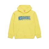 イエロー | DIESEL ディーゼル ブランドロゴフーディーパーカー | SHIFFON