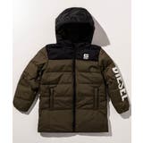 カーキ | DIESEL ディーゼル ブランドロゴダウンジャケットコート | SHIFFON