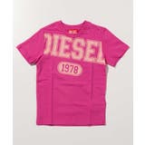 ピンク | DIESEL ディーゼル ブランドロゴ半袖Tシャツカットソー | SHIFFON