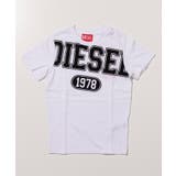 ホワイト | DIESEL ディーゼル ブランドロゴ半袖Tシャツカットソー | SHIFFON