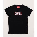 ブラック | DIESEL ディーゼル ブランドロゴ半袖Tシャツカットソー | SHIFFON