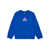 ブルー | DIESEL ディーゼル ワンポイントブランドロゴスウェットプルオーバー | SHIFFON