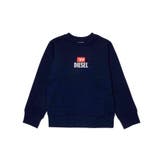 ネイビー | DIESEL ディーゼル ワンポイントブランドロゴスウェットプルオーバー | SHIFFON