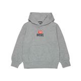 グレー | DIESEL ディーゼル ワンポイントブランドロゴパーカーフーディー男の子 | SHIFFON