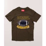 カーキ | DIESEL ディーゼル ブランドロゴ半袖Tシャツカットソー | SHIFFON
