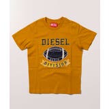 マスタード | DIESEL ディーゼル ブランドロゴ半袖Tシャツカットソー | SHIFFON