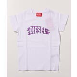 ホワイト | DIESEL ディーゼル ブランドロゴ半袖Tシャツカットソー | SHIFFON