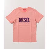 ライトピンク | DIESEL ディーゼル ブランドロゴ半袖Tシャツカットソー | SHIFFON