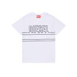 ホワイト | DIESEL ディーゼル ブランドロゴ半袖Tシャツカットソー | SHIFFON