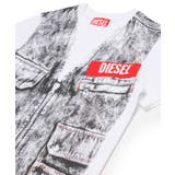 DIESEL ディーゼル ブランドロゴベスト風半袖Tシャツカットソー | SHIFFON | 詳細画像3 