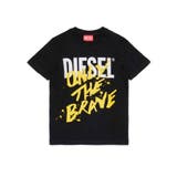 ブラック | DIESEL ディーゼル ブランドロゴ半袖Tシャツカットソー | SHIFFON