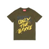 カーキ | DIESEL ディーゼル ブランドロゴ半袖Tシャツカットソー | SHIFFON