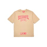 ベージュ系 | DIESEL ディーゼル ブランドロゴ半袖Tシャツカットソー | SHIFFON