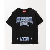 ブラック | DIESEL ディーゼル ブランドロゴ半袖Tシャツカットソー | SHIFFON