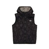ブラック | DIESEL ディーゼル ワンポイントブランドロゴフードベスト | SHIFFON