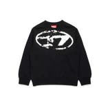 ブラック | DIESEL ディーゼル ブランドロゴスウェットプルオーバー | SHIFFON