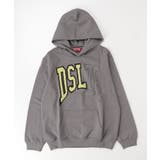 ダークグレー | DIESEL ディーゼル ブランドロゴフーディーパーカー | SHIFFON