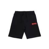 ブラック系 | DIESEL ディーゼル ワンポイントブランドロゴスウェットショートパンツ | SHIFFON