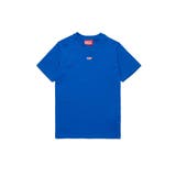 ブルー | DIESEL ディーゼル ワンポイントブランドロゴ半袖Tシャツカットソー | SHIFFON