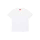 ホワイト | DIESEL ディーゼル ワンポイントブランドロゴ半袖Tシャツカットソー | SHIFFON