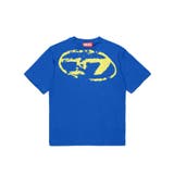 ブルー | DIESEL ディーゼル ワンポイントブランドロゴ半袖Tシャツカットソー | SHIFFON
