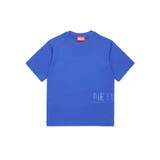 ブルー | DIESEL ディーゼル ワンポイントブランドロゴ半袖Tシャツカットソー | SHIFFON