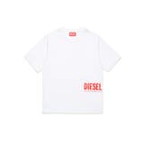 ホワイト | DIESEL ディーゼル ワンポイントブランドロゴ半袖Tシャツカットソー | SHIFFON