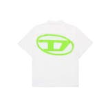 ホワイト | DIESEL ディーゼル ワンポイントブランドロゴ半袖Tシャツカットソー | SHIFFON