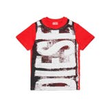 レッド | DIESEL ディーゼル ブランドロゴ半袖Tシャツカットソー | SHIFFON