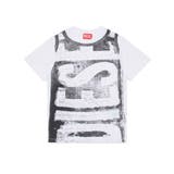 ホワイト | DIESEL ディーゼル ブランドロゴ半袖Tシャツカットソー | SHIFFON