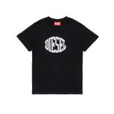 ブラック | DIESEL ディーゼル ブランドロゴ半袖Tシャツカットソー | SHIFFON