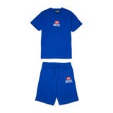 ブルー | DIESEL ディーゼル ワンポイントブランドロゴ半袖Tシャツカットソー男の子 | SHIFFON