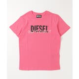ピンク | DIESEL ディーゼル ブランドロゴ半袖Tシャツカットソー | SHIFFON