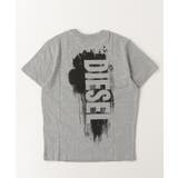 グレー | DIESEL ディーゼル ブランドロゴ半袖Tシャツカットソー | SHIFFON