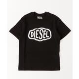 ブラック | DIESEL ディーゼル ブランドロゴ半袖Tシャツカットソー | SHIFFON