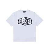 ホワイト | DIESEL ディーゼル ブランドロゴ半袖Tシャツカットソー | SHIFFON