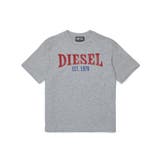 グレー | DIESEL ディーゼルブランドロゴ半袖Tシャツカットソー男の子 女の子 | SHIFFON