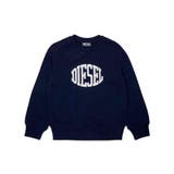 ネイビー | DIESEL ディーゼル ブランドロゴスウェットプルオーバー | SHIFFON