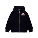DIESEL ディーゼル ブランドロゴジップアップパーカーフーディー | SHIFFON | 詳細画像1