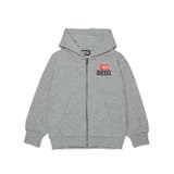 グレー | DIESEL ディーゼル ブランドロゴジップアップパーカーフーディー | SHIFFON