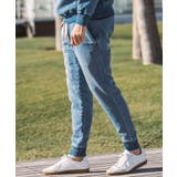 インディゴブルー | LUXEAKMPLUS リュクスエイケイエムプラス インディゴサルエルジョガーパ… | SHIFFON 